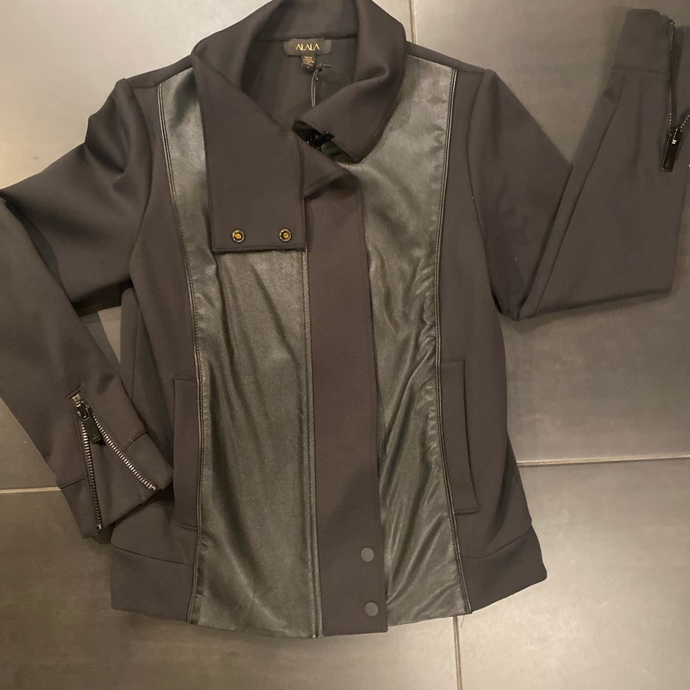 ALALA Motorcycle Style Jacket NWT